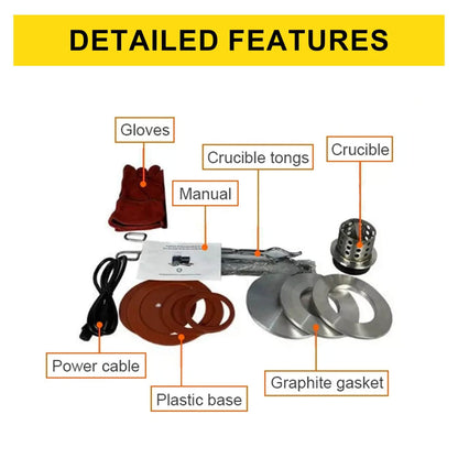 KAYA CAST Jewelry Vacuum Investing Casting Machine With 2L Vacuum Pump - Tiktos Jewelry Tools