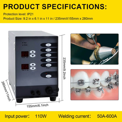 Automatic CNC Laser Pulse Argon Arc Tig Jewelry Spot Welding Machine - Tiktos Jewelry Tools